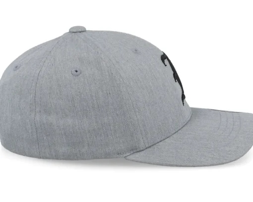 Clearance Kiddo Cap Kids I Letter 3d Heather Adjustable - Grey