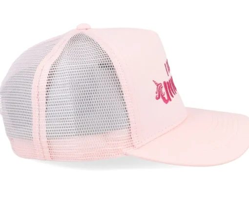 Kids-Unicorns Kids I Love Pastel /Pastel A-frame Trucker - Pink