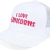 Sale Unicorns Kids I Love / A-Frame Trucker - White