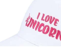 Sale Unicorns Kids I Love / A-Frame Trucker - White