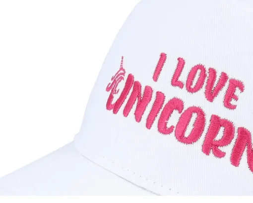 Sale Unicorns Kids I Love / A-Frame Trucker - White