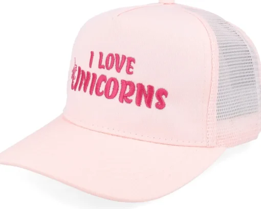 Sale Unicorns Kids I Love / A-Frame Trucker - White