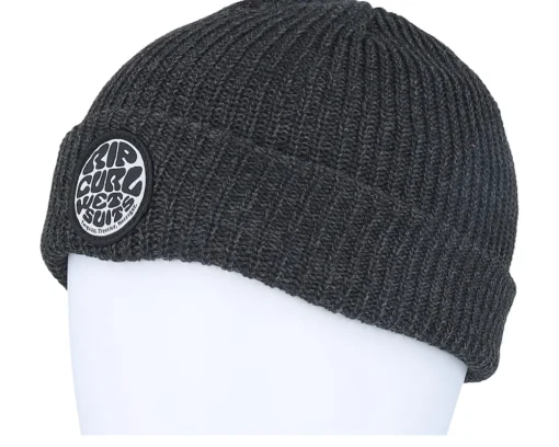 Discount Rip Curl Kids Icons Reg Beanie Black Cuff -