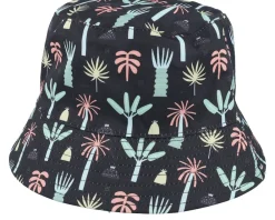 Clearance Headster Kids Jungle Tribe Hat Black Bucket -