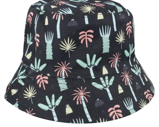 Clearance Headster Kids Jungle Tribe Hat Black Bucket -