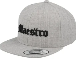 Outlet Kiddo Cap Kids King Old English 3d Heather Snapback - Grey