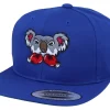 Kids-Kiddo Cap Kids Koala Bear Boxer Royal Blue Snapback -