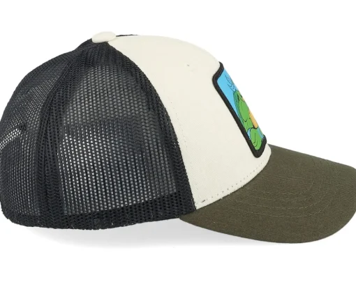 Kids-TMNT Kids Leonardo Box Green//Black Trucker - White