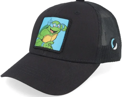 Kids-TMNT Kids Leonardo Box Green//Black Trucker - White