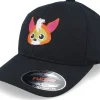 Hot Kiddo Cap Kids Litte Fox Head Black Flexfit -