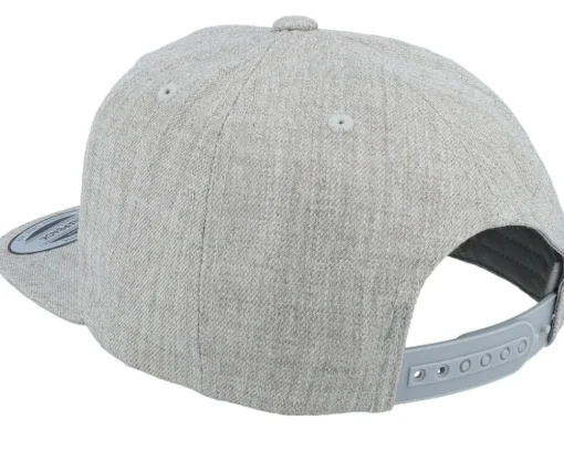Snapback | Kids-Kiddo Cap Kids Little Yellow Dinosaur Grey Snapback -