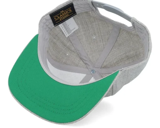 Snapback | Kids-Kiddo Cap Kids Little Yellow Dinosaur Grey Snapback -
