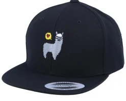 Snapback | Kids-Kiddo Cap Kids Llama Love Black Snapback -
