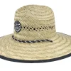 New Rip Curl Kids Logo Natural Straw Hat -