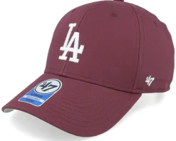Adjustable-47 Brand Kids Los Angeles Dodgers Raised Basic Mvp Dark Maroon Adjustable -