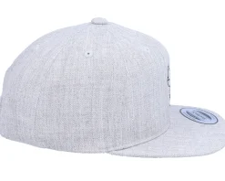 Snapback-Kiddo Cap Kids Lovely Giraffe Heather Grey Snapback -