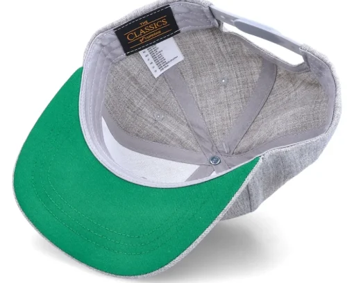 Snapback-Kiddo Cap Kids Lovely Giraffe Heather Grey Snapback -