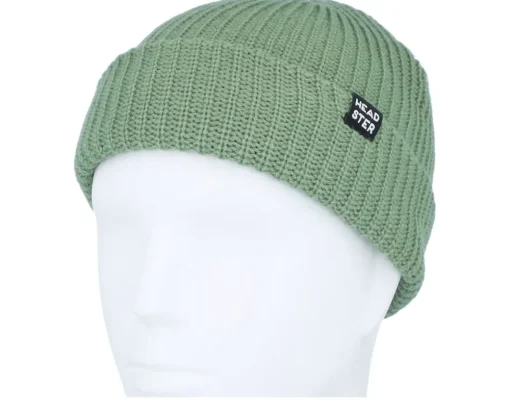 New Headster Kids Minimal Beanie Hedge Cuff - Green