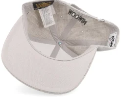 Snapback-Moomin Kids Alphabet - H Heather Snapback - Grey