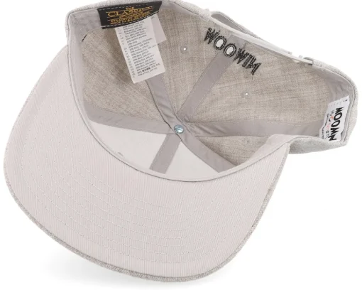 Snapback-Moomin Kids Alphabet - H Heather Snapback - Grey