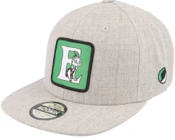 Snapback-Moomin Kids Alphabet - H Heather Snapback - Grey