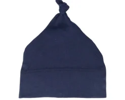 Fashion Babybugz Kids Nautical Navy Baby One-knot Beanie - Blue
