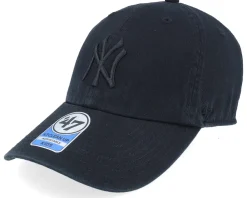 Dad Cap | Kids-47 Brand Kids New York Yankees Clean Up Black Dad Cap -