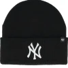 Cuff Beanies-47 Brand Kids New York Yankees Haymaker Cuff - Black