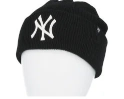 Cuff Beanies-47 Brand Kids New York Yankees Haymaker Cuff - Black