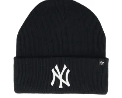 Cuff Beanies-47 Brand Kids New York Yankees Haymaker Cuff - Black