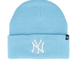 Cuff Beanies-47 Brand Kids New York Yankees Haymaker Cuff - Black