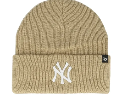 Cuff Beanies-47 Brand Kids New York Yankees Haymaker Cuff - Black