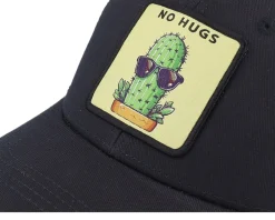 Outlet Kiddo Cap Kids No Hugs Cactus Dark Trucker - Black