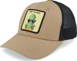 Outlet Kiddo Cap Kids No Hugs Cactus Dark Trucker - Black