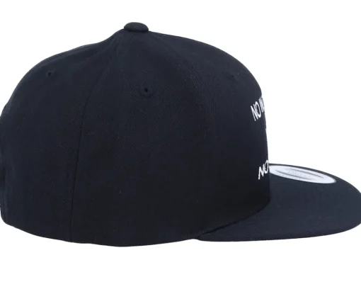 Fashion Kiddo Cap Kids No Internet Black Snapback -