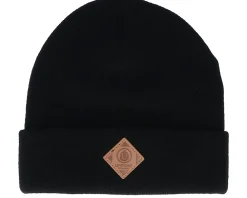 Cuff Beanies-Upfront Kids Official Patch Black Cuff -