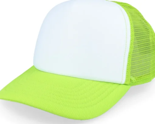 Clearance Beechfield Kids Orange/White Vintage Foam Trucker - Orange, White