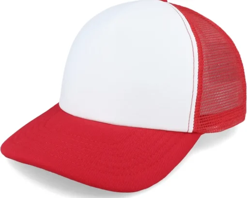 Clearance Beechfield Kids Orange/White Vintage Foam Trucker - Orange, White