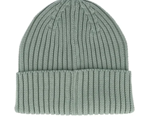 Blank Beanies-Beechfield Kids Organic Cotton Dusty Cuff - Green