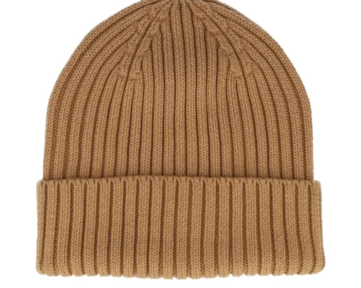 Cuff Beanies-Beechfield Kids Organic Cotton Oxford Navy Cuff - Blue