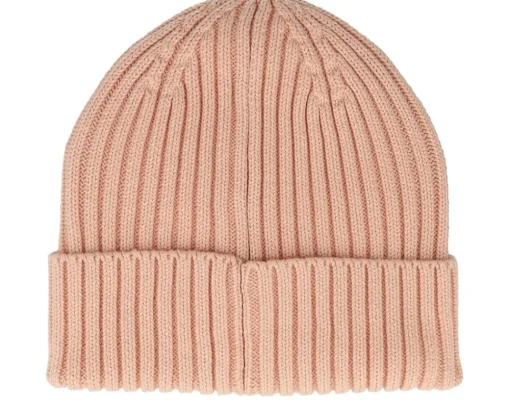 Cuff Beanies | Blank Beanies-Beechfield Kids Organic Cotton Peach Cuff - Pink