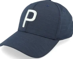 Adjustable | Kids-Puma Kids P Cap Navy Blazer/Ash Gray Adjustable - Blue