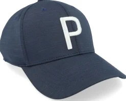 Adjustable | Kids-Puma Kids P Cap Navy Blazer/Ash Gray Adjustable - Blue