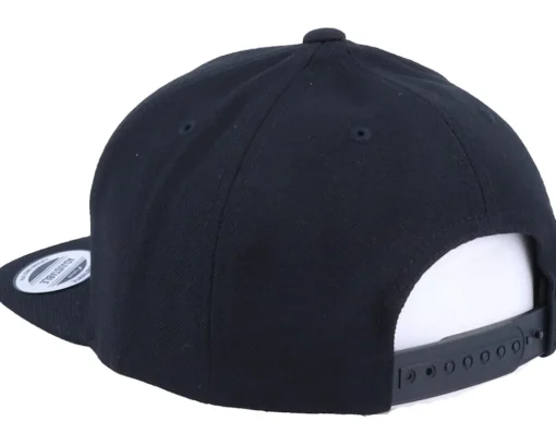 Kids-Kiddo Cap Kids P Letter 3D Black Snapback -