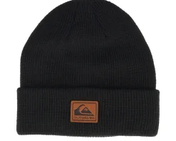 Cuff Beanies-Quiksilver Kids Performer 2 Black Cuff -