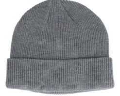 Cuff Beanies-Quiksilver Kids Performer 2 Medium Grey Wash Cuff -