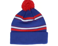 Clearance Outerstuff Kids Philadelphia 76ers Jacquard Cuffed Knit Pom - Blue