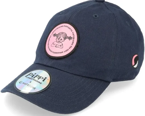 Dad Cap-Pippi Longstocking Kids Pippilotta /Sand Dad Cap - Black
