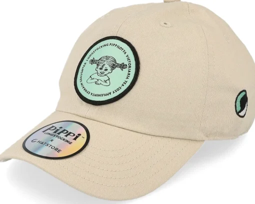 Dad Cap-Pippi Longstocking Kids Pippilotta /Sand Dad Cap - Black
