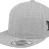 Kids-Iconic Kids Pirate Flag Side Heather Grey Snapback -
